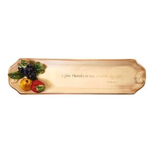 Vintage Faith at Home fruit of the spirit 15 in Serving tray